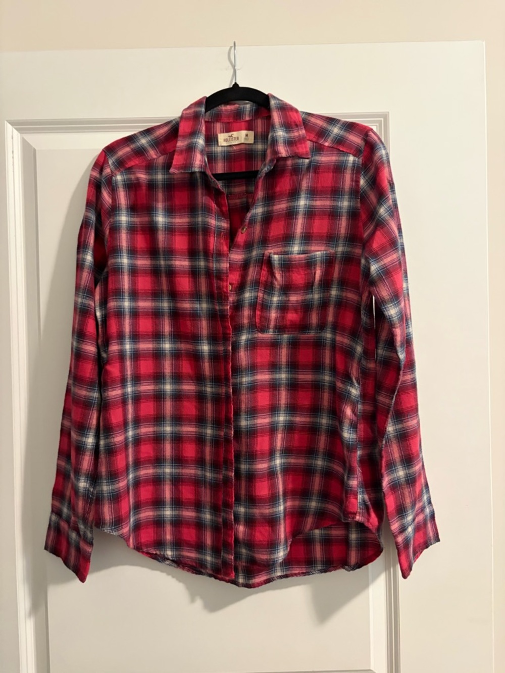 Hollister Women’s Plaid Button-Down Shirt